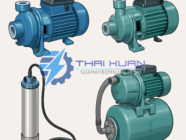 Các loại máy bơm nước phổ biến