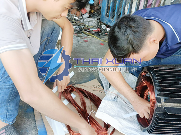 Quấn dây đồng motor chữa cháy TPHCM